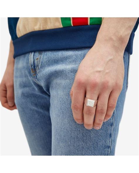 chevaliere gucci homme|Gucci Chevalier Ring .